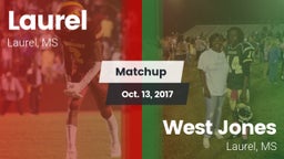 Matchup: Laurel  vs. West Jones  2017