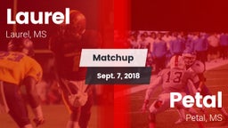 Matchup: Laurel  vs. Petal  2018