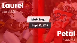 Matchup: Laurel  vs. Petal  2019