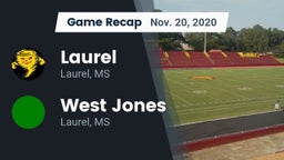 Recap: Laurel  vs. West Jones  2020
