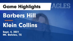 Barbers Hill  vs Klein Collins Game Highlights - Sept. 4, 2021