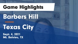 Barbers Hill  vs Texas City Game Highlights - Sept. 4, 2021