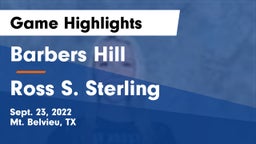 Barbers Hill  vs Ross S. Sterling  Game Highlights - Sept. 23, 2022