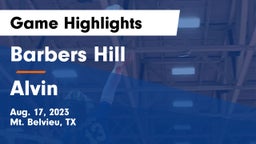 Barbers Hill  vs Alvin Game Highlights - Aug. 17, 2023