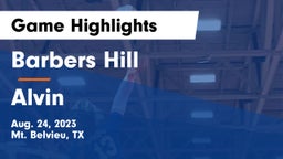 Barbers Hill  vs Alvin Game Highlights - Aug. 24, 2023