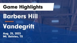 Barbers Hill  vs Vandegrift Game Highlights - Aug. 25, 2023