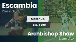 Matchup: Escambia  vs. Archbishop Shaw  2017