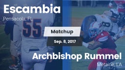 Matchup: Escambia  vs. Archbishop Rummel  2017