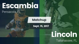 Matchup: Escambia  vs. Lincoln  2017