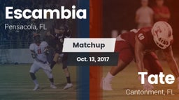 Matchup: Escambia  vs. Tate  2017