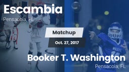 Matchup: Escambia  vs. Booker T. Washington  2017