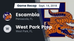 Recap: Escambia  vs. West Park Prep 2018