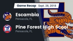 Recap: Escambia  vs. Pine Forest High Scool 2018