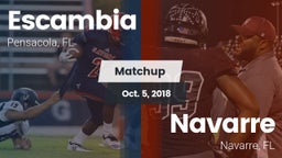 Matchup: Escambia  vs. Navarre  2018