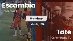 Matchup: Escambia  vs. Tate  2018