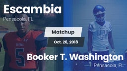 Matchup: Escambia  vs. Booker T. Washington  2018