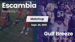 Matchup: Escambia  vs. Gulf Breeze  2019