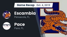 Recap: Escambia  vs. Pace  2019
