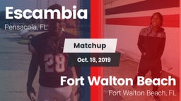 Matchup: Escambia  vs. Fort Walton Beach  2019