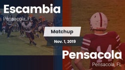 Matchup: Escambia  vs. Pensacola  2019