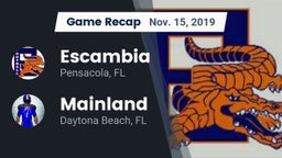 Recap: Escambia  vs. Mainland  2019
