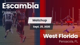 Matchup: Escambia  vs. West Florida  2020