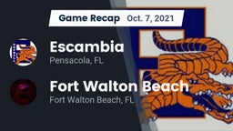 Recap: Escambia  vs. Fort Walton Beach  2021