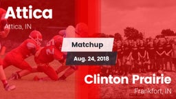 Matchup: Attica  vs. Clinton Prairie  2018