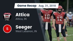 Recap: Attica  vs. Seeger  2018