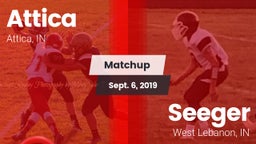 Matchup: Attica  vs. Seeger  2019