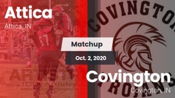Matchup: Attica  vs. Covington  2020