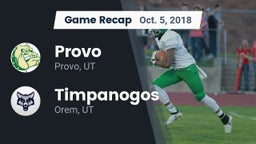 Recap: Provo  vs. Timpanogos  2018