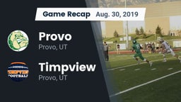 Recap: Provo  vs. Timpview  2019