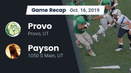 Recap: Provo  vs. Payson  2019