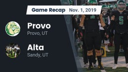 Recap: Provo  vs. Alta  2019