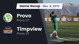 Recap: Provo  vs. Timpview  2019