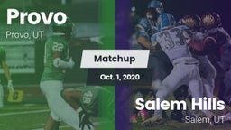 Matchup: Provo  vs. Salem Hills  2020