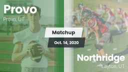 Matchup: Provo  vs. Northridge  2020