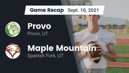 Recap: Provo  vs. Maple Mountain  2021