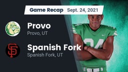 Recap: Provo  vs. Spanish Fork  2021