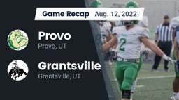Recap: Provo  vs. Grantsville  2022