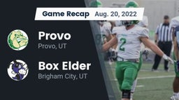 Recap: Provo  vs. Box Elder  2022