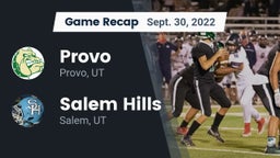Recap: Provo  vs. Salem Hills  2022