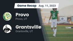 Recap: Provo  vs. Grantsville  2023