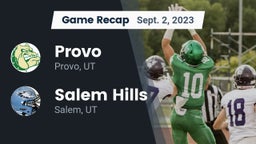 Recap: Provo  vs. Salem Hills  2023