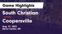 South Christian  vs Coopersville  Game Highlights - Aug. 27, 2022