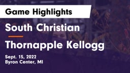 South Christian  vs Thornapple Kellogg  Game Highlights - Sept. 15, 2022