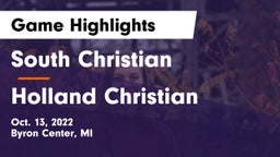South Christian  vs Holland Christian Game Highlights - Oct. 13, 2022