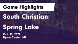 South Christian  vs Spring Lake Game Highlights - Oct. 13, 2022