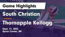 South Christian  vs Thornapple Kellogg  Game Highlights - Sept. 21, 2023